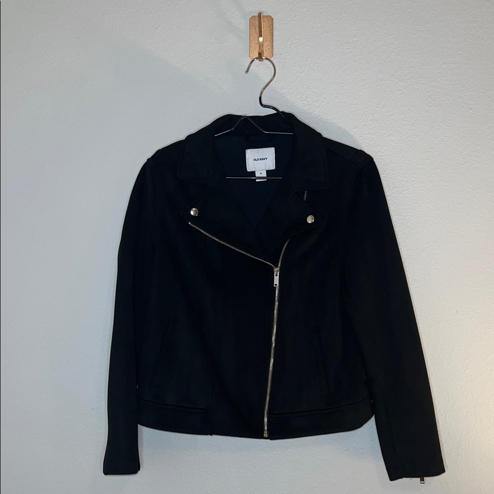 Old Navy Black Suede Jacket 🖤
